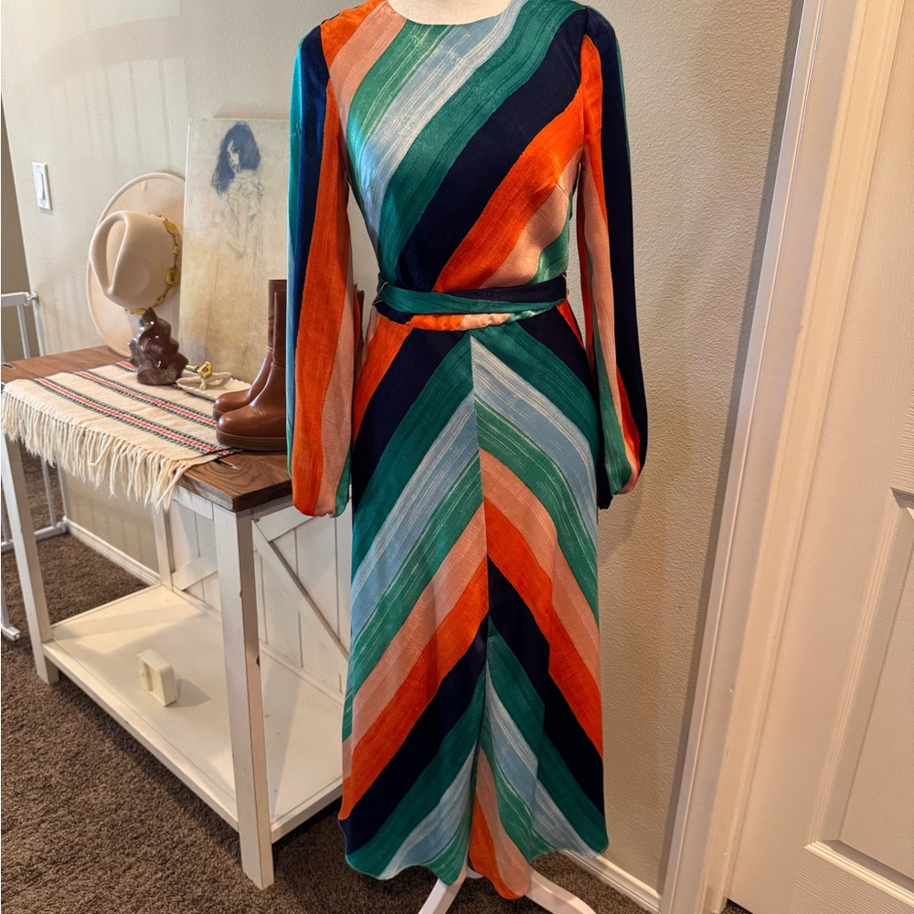 ALI & JAY Elegant Striped Dress